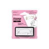 Midori Midori Timbro Preinchiostrato Half-Size Gatto