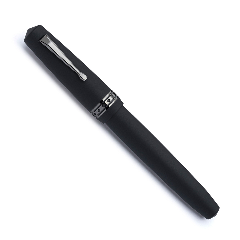 Radius Radius Settimo Fountain Pen Matte Black & Ruthenium