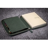 Galen Leather Galen Leather Zippered 10 Slots Pen Case with A5 Notebook Crazy Horse Forest Green