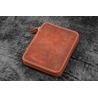 Galen Leather Galen Leather Portapenne in Pelle con Zip 10 Posti Crazy Horse Orange