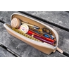 Galen Leather Galen Leather XLarge Zipper Pencil Case Undyed Leather