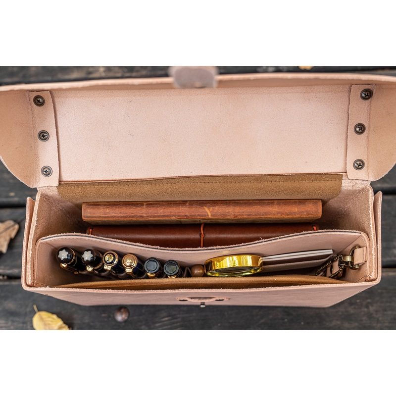 Galen Leather Galen Leather Writer's Medic Bag Undyed Leather