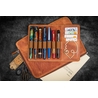 Galen Leather Galen Leather Zippered Writer's Bank Bag Crazy Horse Tan