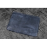Galen Leather Galen Leather Writer's Bank Bag con Portapenne 7 Posti Crazy Horse Navy Blue