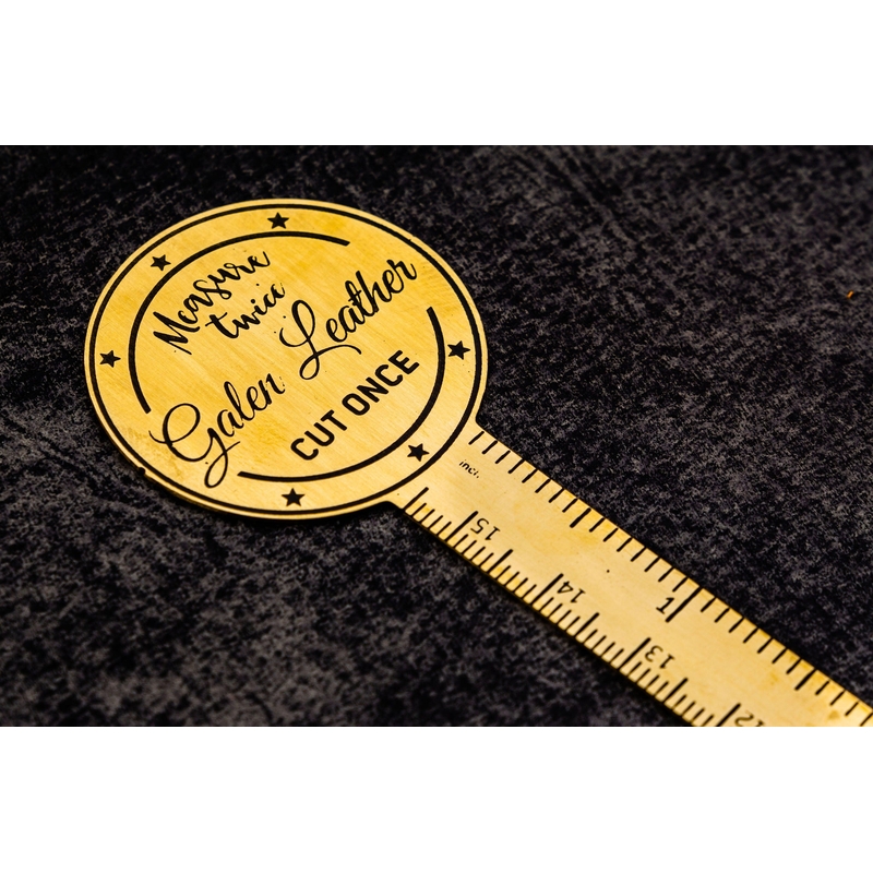 Galen Leather Galen Leather Brass Righello Aprilettere in Ottone