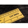 Galen Leather Galen Leather Brass Ruler Righello in Ottone