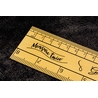 Galen Leather Galen Leather Brass Ruler Righello in Ottone