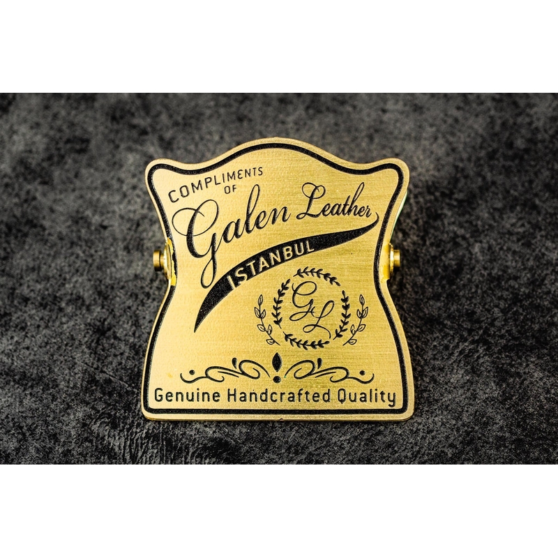 Galen Leather Galen Leather Brass Binder Clip Fermapagina