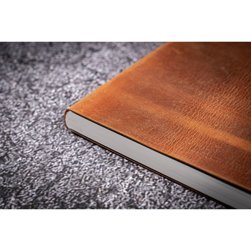 Galen Leather Galen Leather Notebook A5 Carta Tomoe River Crazy Horse Brown