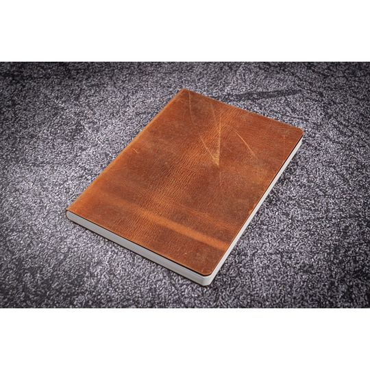 Galen Leather Notebook A5 Carta Tomoe River Crazy Horse Brown