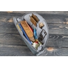 Galen Leather Galen Leather Lunar Makeup Bag Crazy Horse Smoky