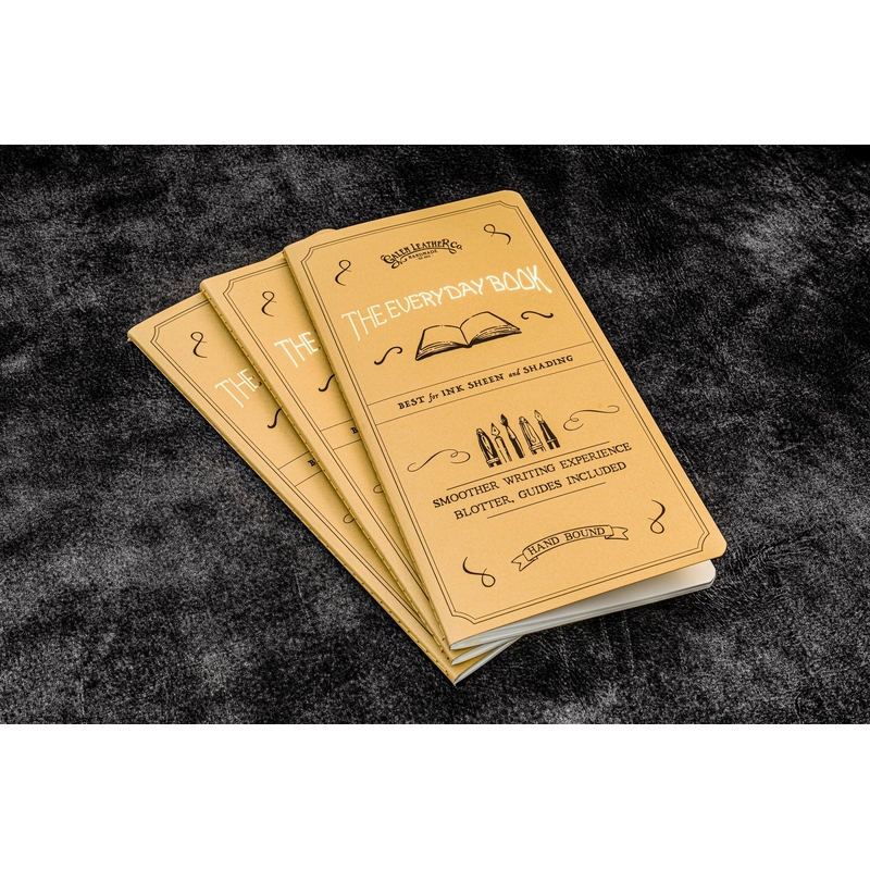 Galen Leather Galen Leather Everyday Book Set di 3 Quaderni Regular Size Carta Tomoe River
