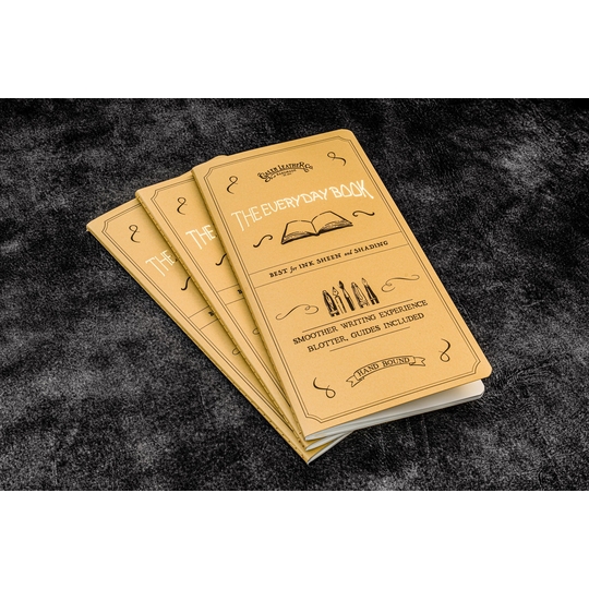 Galen Leather Everyday Book Set of 3 Notebook Regular Size Tomoe River Paper