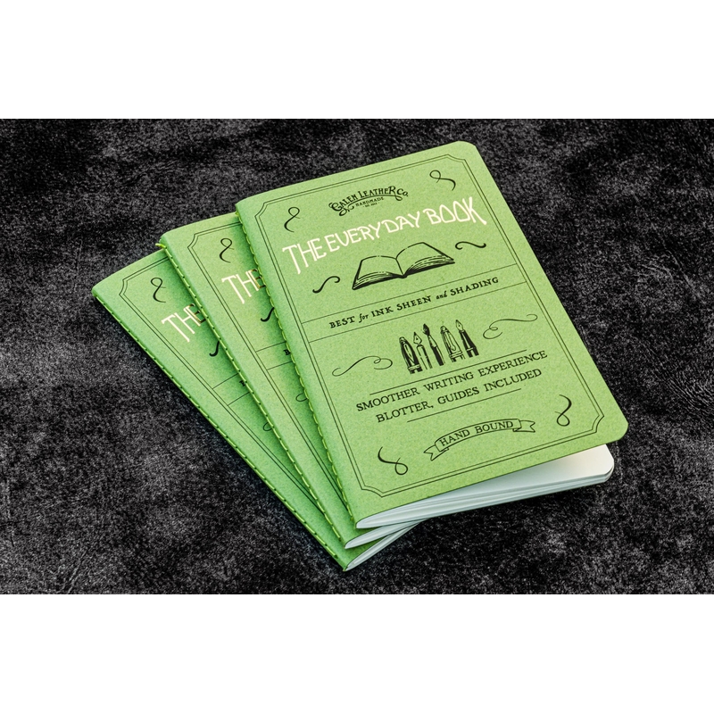 Galen Leather Galen Leather Everyday Book Set di 3 Quaderni Pocket Size Carta Tomoe River