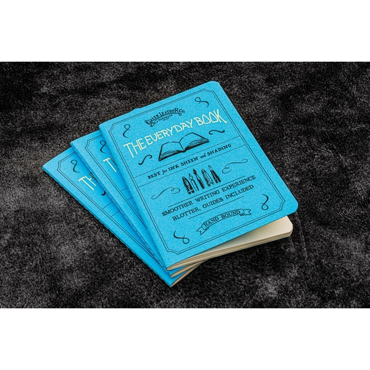 Galen Leather Everyday Book Set of 3 Notebook Passport Size Tomoe River Paper