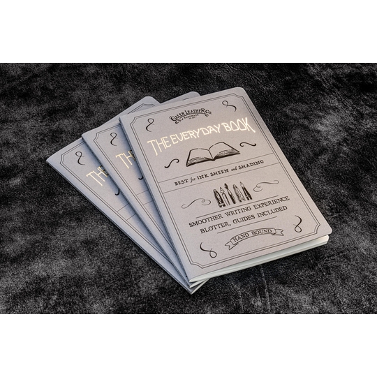 Galen Leather Everyday Book Set di 3 Quaderni A5 Carta Tomoe River