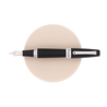 Montegrappa Montegrappa Magnifica Penna Stilografica Nera & Rodio