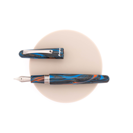 Montegrappa Elmo 01 Fountain Pen Peacock Blue Special Edition
