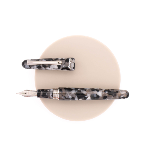 Montegrappa Elmo 01 Penna Stilografica Stonewash Grey Edizione Speciale