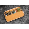 Galen Leather Galen Leather Magnum Opus 12 Slots Pen Case Undyed Leather