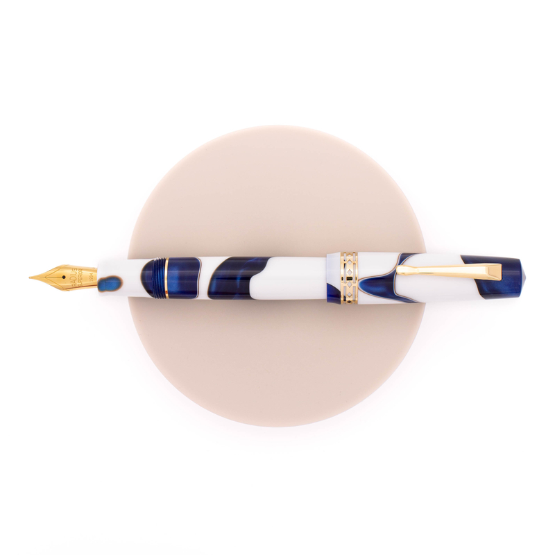 Radius Radius Settimo Fountain Pen Cielo Blu & Gold