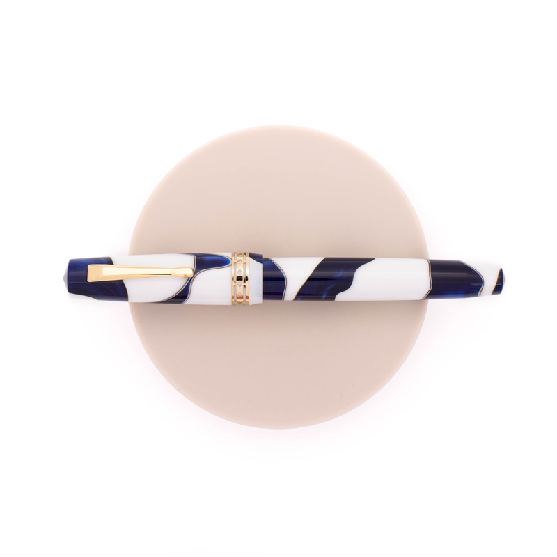 Radius Radius Settimo Penna Stilografica Cielo Blu & Oro