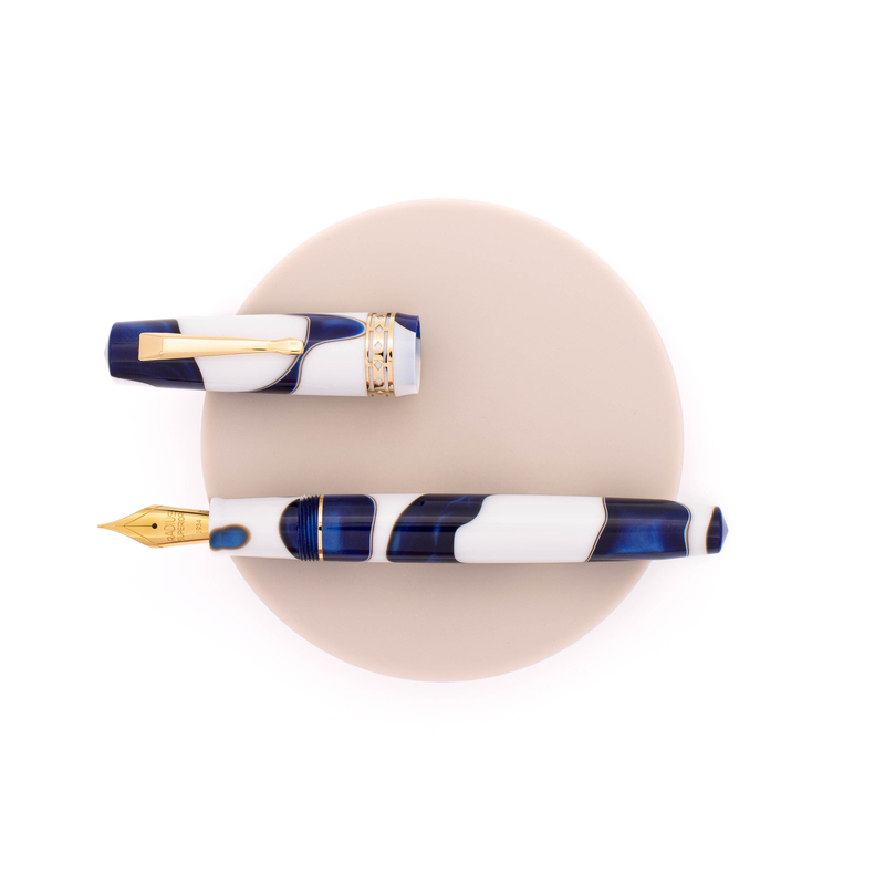 Radius Radius Settimo Penna Stilografica Cielo Blu & Oro