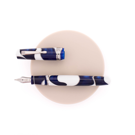 Radius Settimo Penna Stilografica Cielo Blu & Rodio
