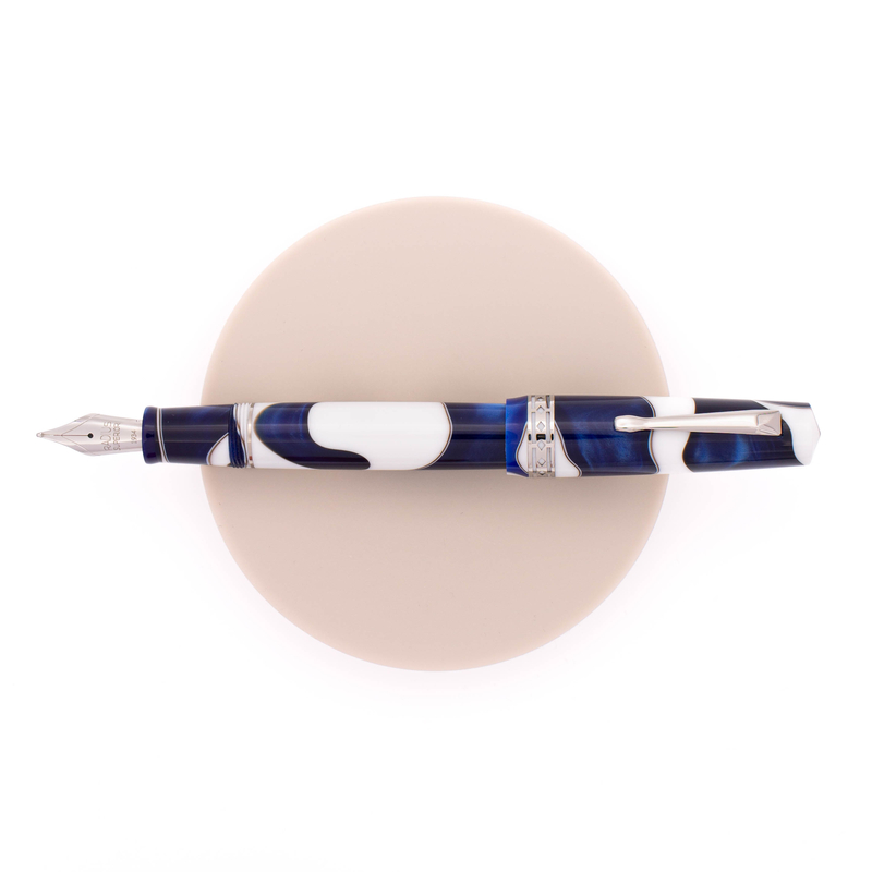 Radius Radius Settimo Penna Stilografica Cielo Blu & Rodio