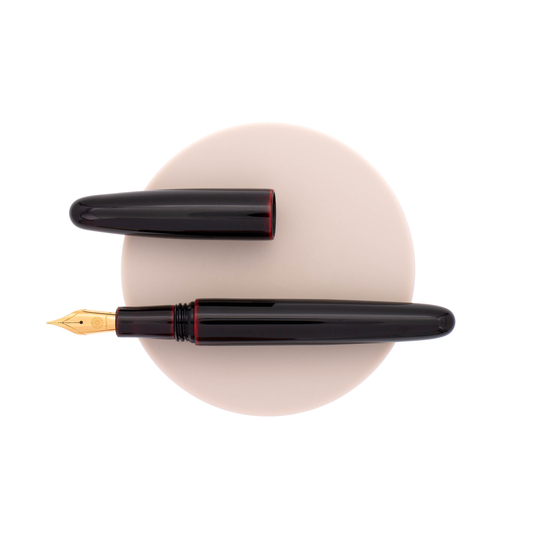 Wancher Dream Pen True Urushi Penna Stilografica Kuro Tamenuri