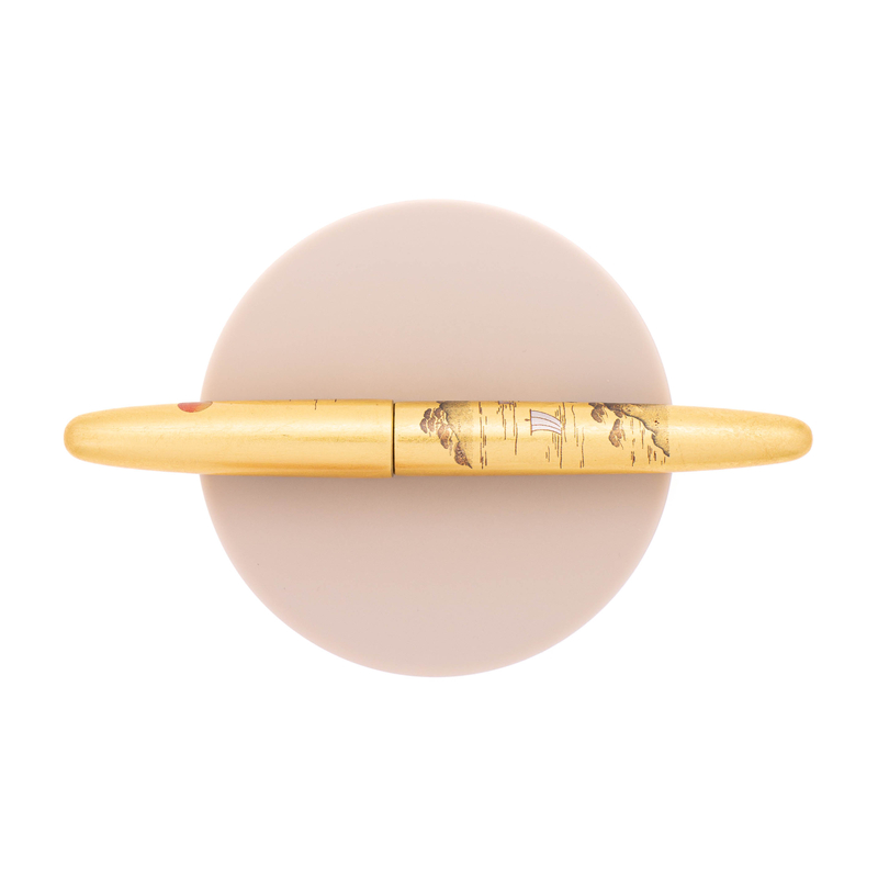 Wancher Wancher Dream Pen Rising Sun Maki-e Fountain Pen Sansui