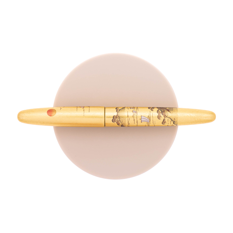 Wancher Wancher Dream Pen Rising Sun Maki-e Fountain Pen Sansui