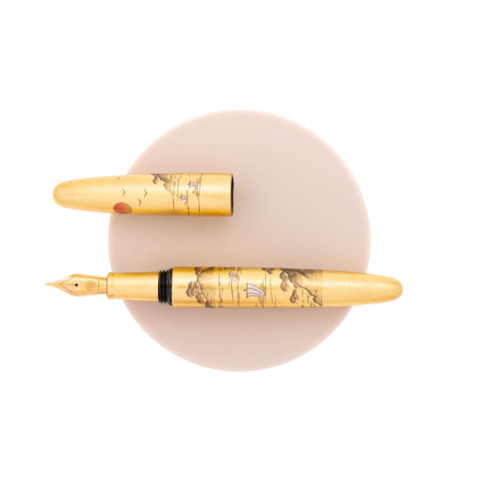 Wancher Dream Pen Rising Sun Maki-e Penna Stilografica Sansui