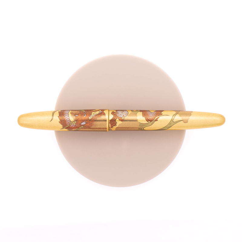 Wancher Wancher Dream Pen Rising Sun Maki-e Penna Stilografica Dragon