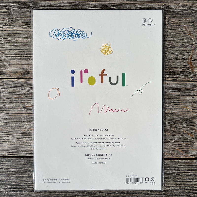 Sakae Technical Paper Sakae TP Iroful Loose Leaf Paper A4 50 Sheets Blank