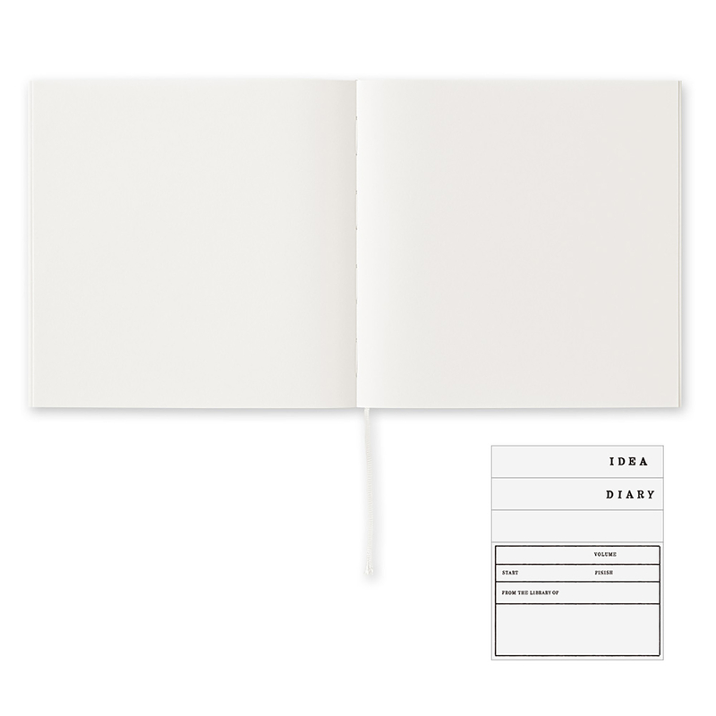 MD Paper MD Paper Notebook Cotton A5 Square Blank