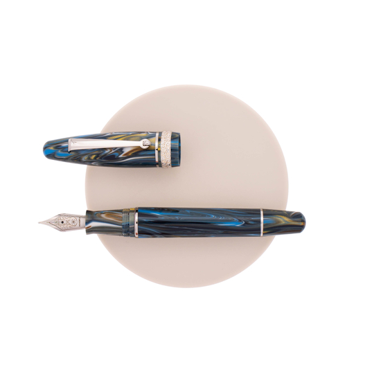 Maiora Ultra Ogiva Golden Age Fountain Pen Wind & Rhodium