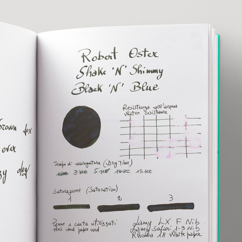 Robert Oster Shake 'N' Shimmy Black'N'Blue Inchiostro 50 ml