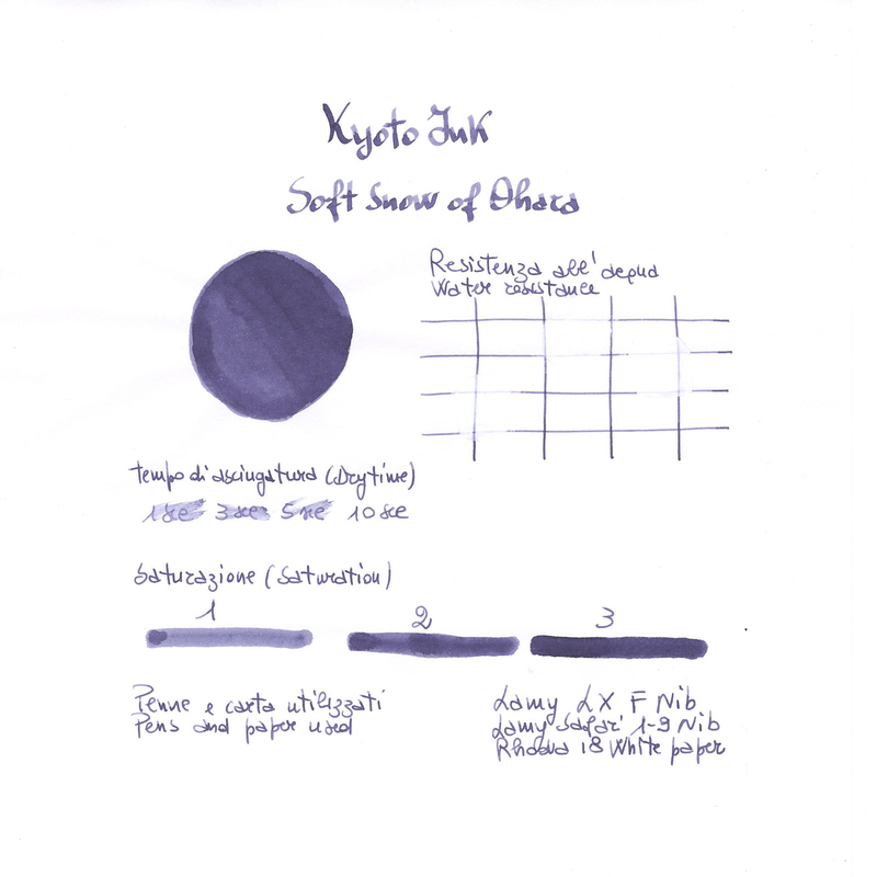 Kyoto Ink Kyo-Iro Soft Snow of Ohara Inchiostro 40 ml