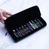 Visconti Visconti Portapenne in Pelle 12 Posti Nero