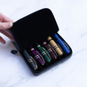 Visconti Visconti Leather Pen Case for 6 Pens Black