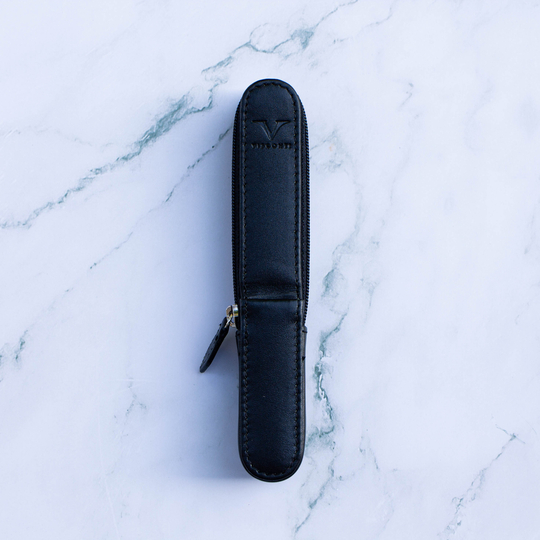 Visconti Portapenne in Pelle 1 Posto Nero
