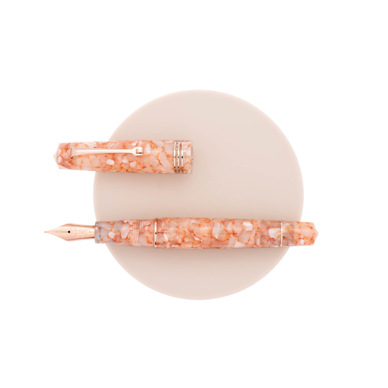 Leonardo Officina Italiana Leonardo Momento Zero Fountain Pen Angel Skin & Rose Gold