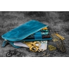 Galen Leather Galen Leather Slip-N-Zip 4 Slots Zippered Pen Pouch Crazy Horse Ocean Blue