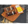 Galen Leather Galen Leather Zippered Writer's Bank Bag Crazy Horse Brown