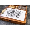 Galen Leather Galen Leather Wooden Sketchbox Walnut