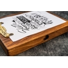 Galen Leather Galen Leather Wooden Sketchbox Walnut