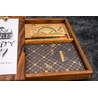 Galen Leather Galen Leather Sketchbox in Legno di Noce