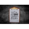 Galen Leather Galen Leather Clipboard Cartella A4 in Legno di Mogano