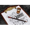 Galen Leather Galen Leather Clipboard Cartella A4 in Legno di Mogano